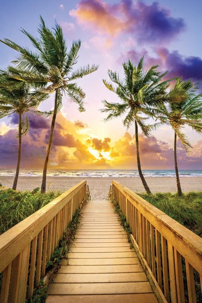 Morning Mood In Paradise, Florida by Susanne Kremer acrylic art print