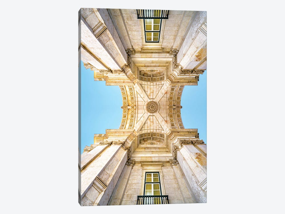 Historic Arch In Lisbon Portugal by Susanne Kremer 1-piece Art Print