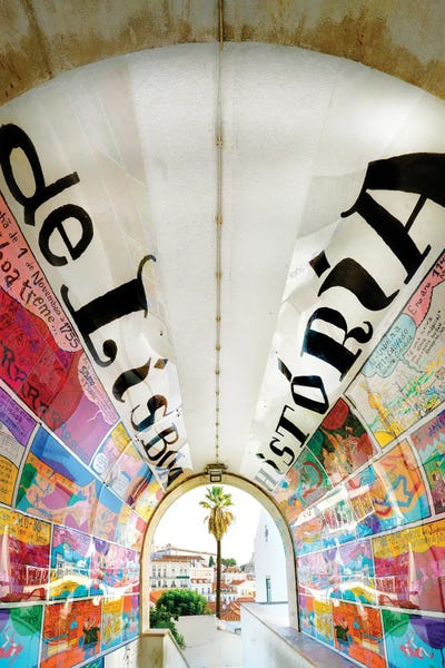 Portugal: History Of Lisbon Mural Portugal by Susanne Kremer