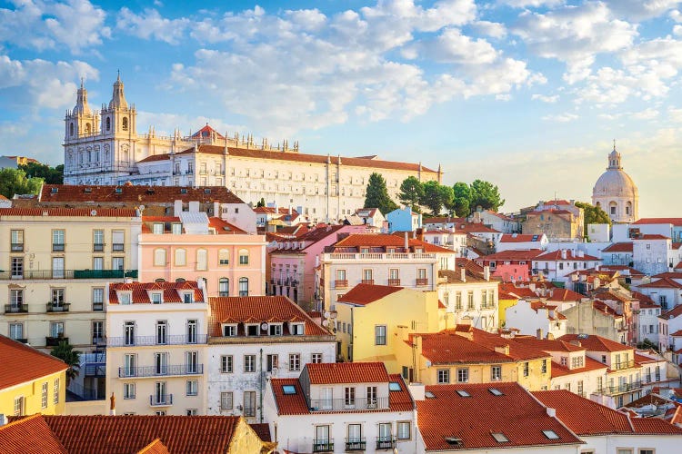 Rooftops Of Lisbon