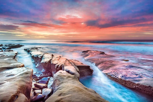 Hyperreal Landscape Photography: Hospital Reef La Jolla II by Susanne Kremer