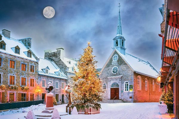 Quebec: Full Snow Moon Quebec by Susanne Kremer
