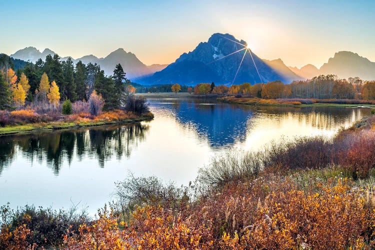 The Alpen Glow At Sunset by Susanne Kremer wall art