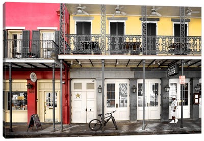 New Orleans Street Scene Canvas Art Print - New Orleans Art