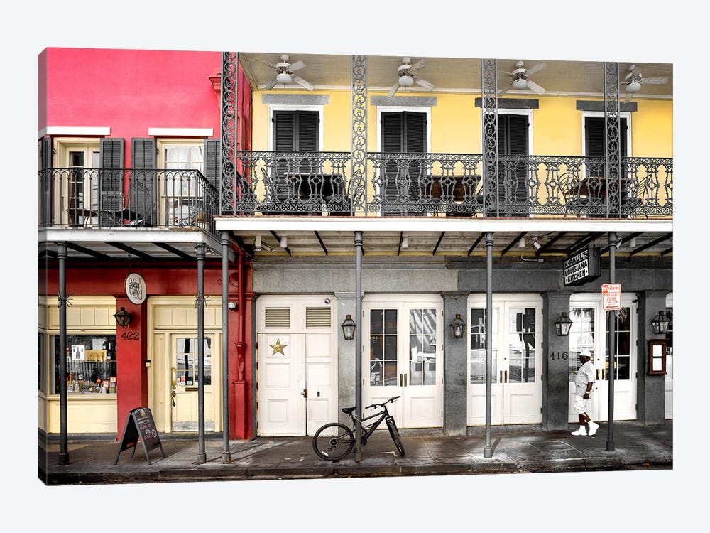 New Orleans Street Scene by Susanne Kremer 1-piece Canvas Art