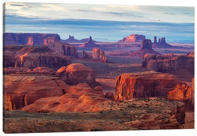 Hunts Mesa Navajo Tribal Park IV Canvas Art Print - Desert Landscape Photography