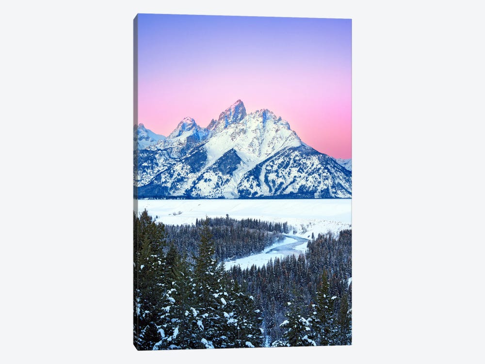 Grand Teton Alpenglow by Susanne Kremer 1-piece Canvas Print