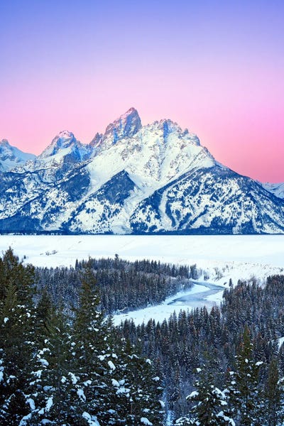 Rocky Mountains: Grand Teton Alpenglow by Susanne Kremer