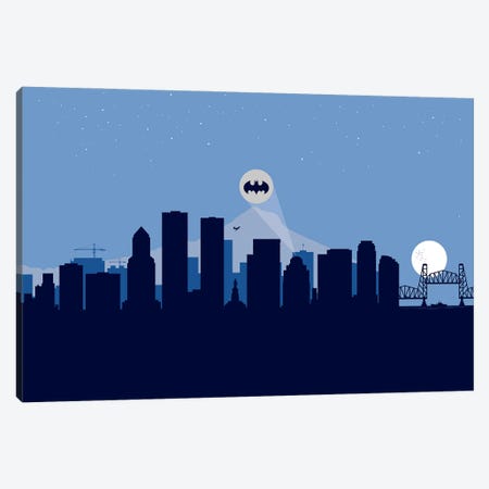 Portland Justice Canvas Print #SKW101} by SKYWORLDPROJECT Canvas Art
