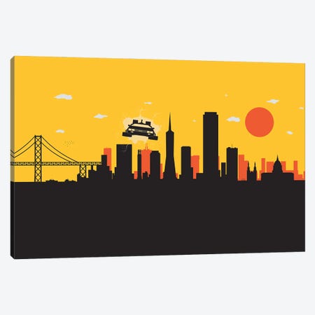 Outatime San Francisco Canvas Print #SKW107} by SKYWORLDPROJECT Canvas Art Print