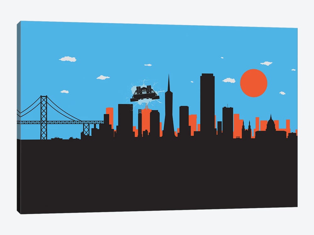 Outatime San Francisco II by SKYWORLDPROJECT 1-piece Canvas Artwork