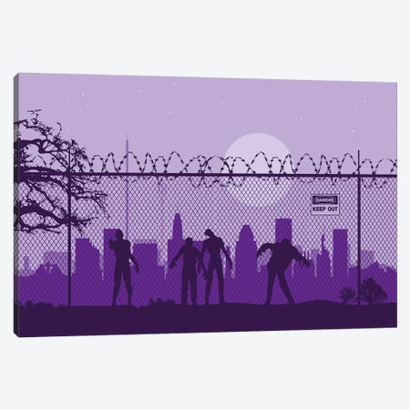 Baltimore Zombies Canvas Print #SKW10} by SKYWORLDPROJECT Canvas Art