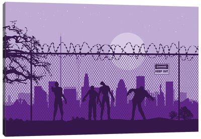 Baltimore Zombies Canvas Art Print - SKYWORLDPROJECT