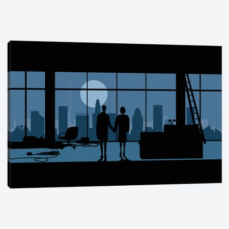 Baltimore's club Canvas Print #SKW11} by SKYWORLDPROJECT Canvas Wall Art