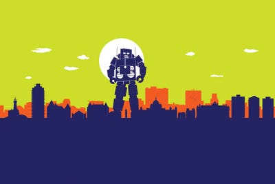 Victoria Robot by SKYWORLDPROJECT art print