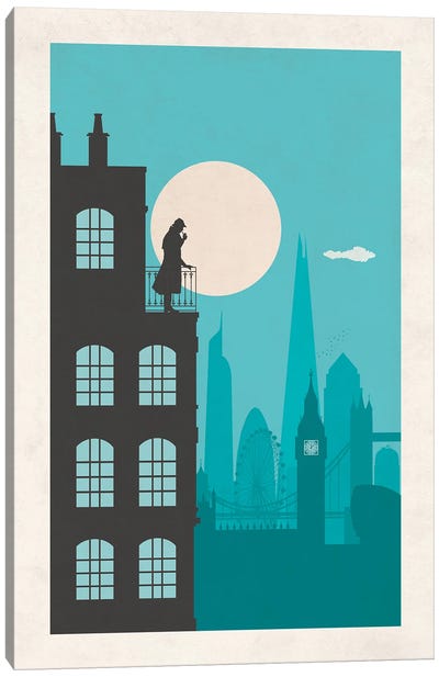 Sherlock London Canvas Art Print - London Skylines