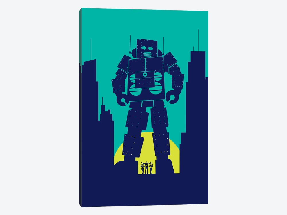 Galactic Robot by SKYWORLDPROJECT 1-piece Canvas Wall Art