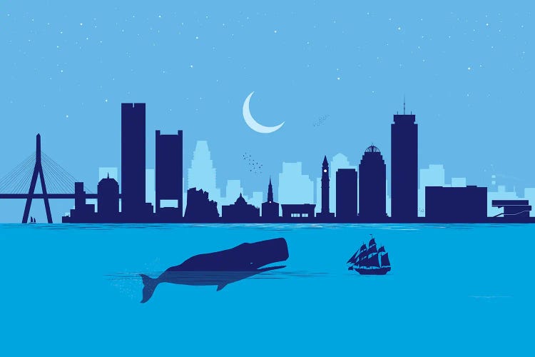 Boston Whale by René Mateo wall art