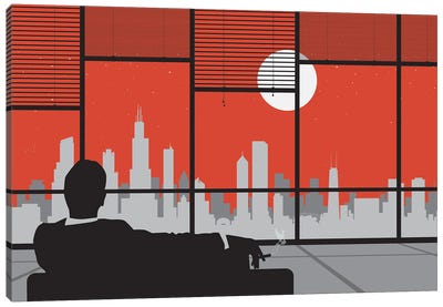 Mad Day Chicago Canvas Art Print - Home Theater Art