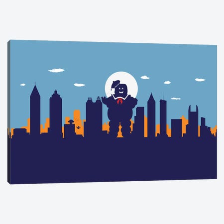 Atlanta's Sweet Ghost Canvas Print #SKW1} by SKYWORLDPROJECT Canvas Art Print