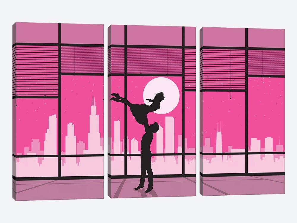 Chicago Dance by SKYWORLDPROJECT 3-piece Canvas Artwork