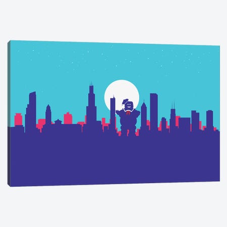 Chicago Sweet Ghost Canvas Print #SKW23} by SKYWORLDPROJECT Canvas Print