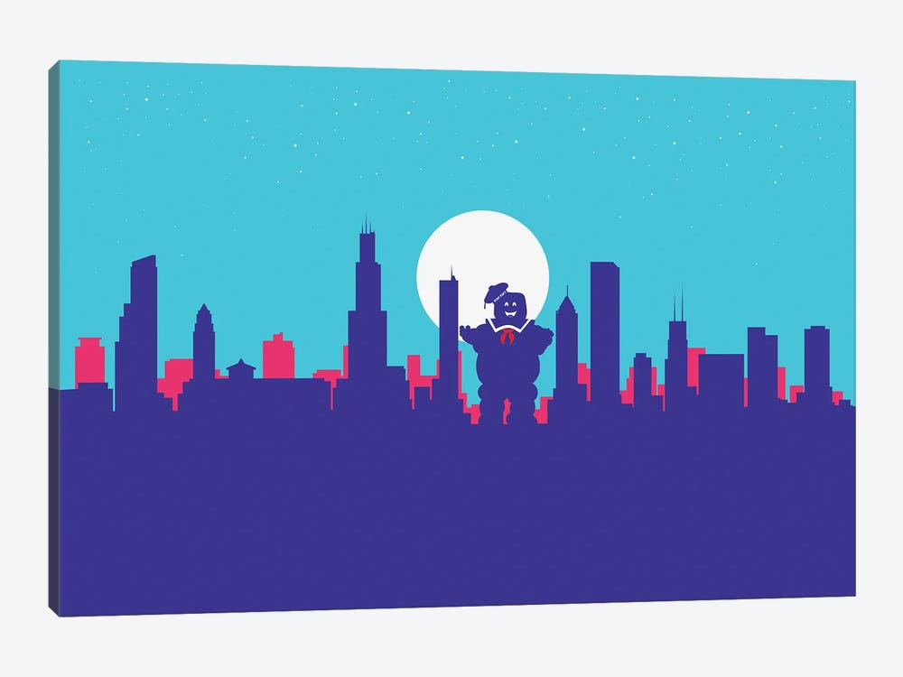 Chicago Sweet Ghost by SKYWORLDPROJECT 1-piece Canvas Artwork