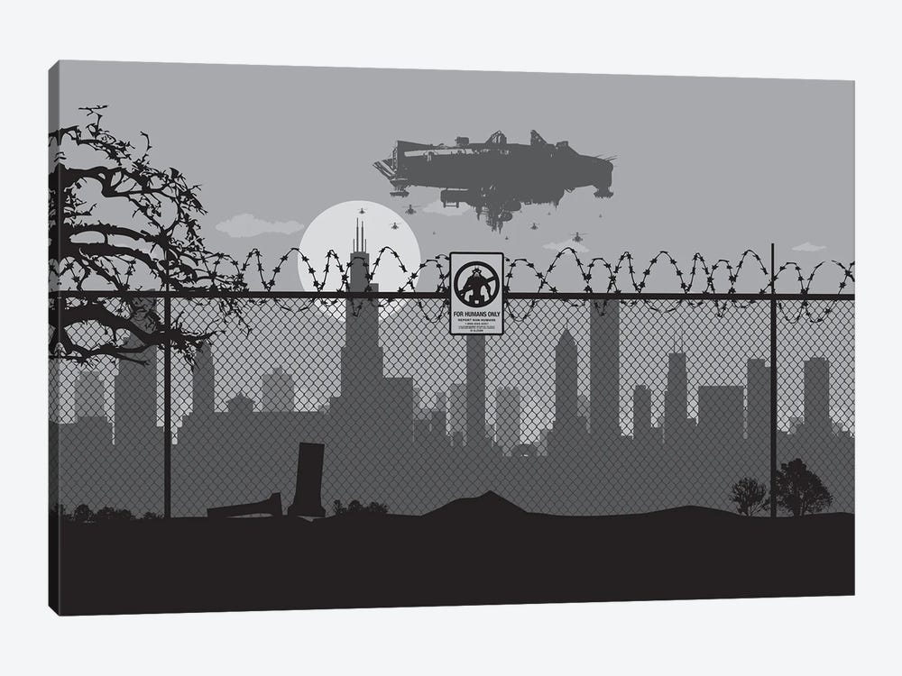 Chicago's #9 by SKYWORLDPROJECT 1-piece Canvas Wall Art