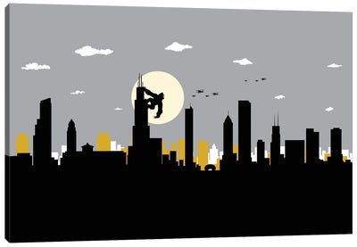 Chicago's King Canvas Art Print - SKYWORLDPROJECT