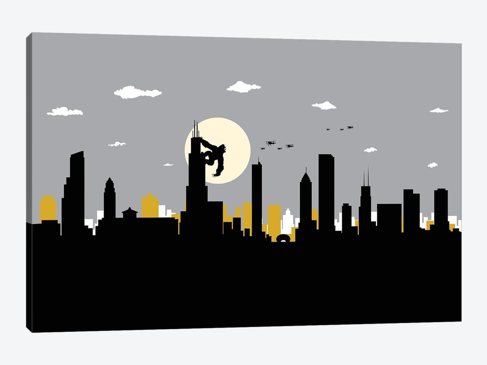 Chicago's King by SKYWORLDPROJECT 1-piece Canvas Artwork