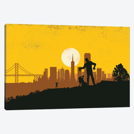 San Francisco Prometheus Canvas Print #SKW43} by SKYWORLDPROJECT Art Print
