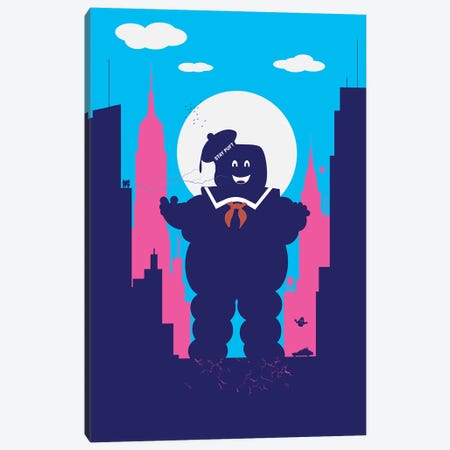 Manhattan Sweet Monster Canvas Print #SKW44} by SKYWORLDPROJECT Canvas Artwork