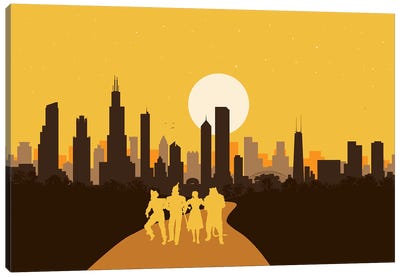 Chicago of Oz Canvas Art Print - SKYWORLDPROJECT