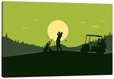 hole-in-one Canvas Art Print - SKYWORLDPROJECT