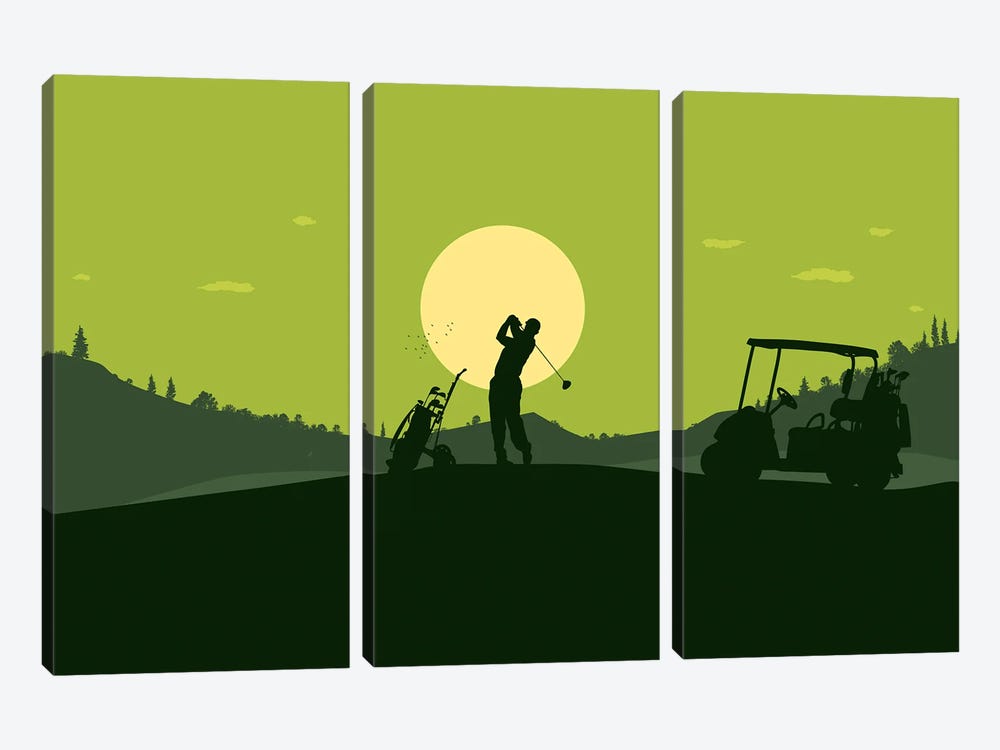 hole-in-one by SKYWORLDPROJECT 3-piece Canvas Print