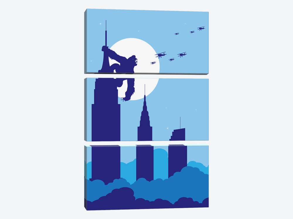 Empire State King by SKYWORLDPROJECT 3-piece Canvas Artwork