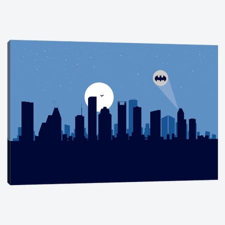 Houston Justice Canvas Print #SKW51} by SKYWORLDPROJECT Canvas Art