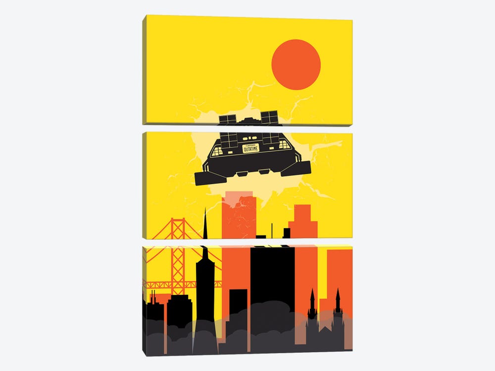 Back to San Francisco by SKYWORLDPROJECT 3-piece Canvas Print