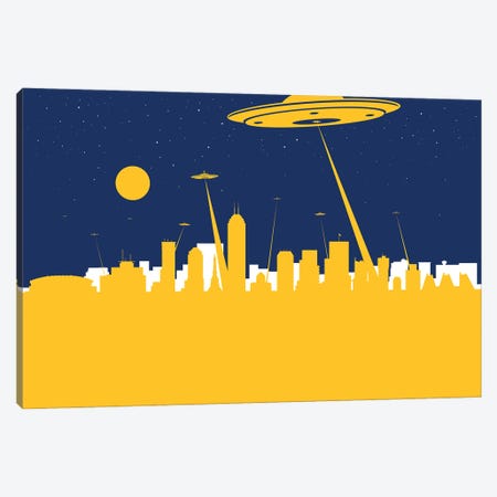 Indianapolis UFO Canvas Print #SKW54} by SKYWORLDPROJECT Canvas Print