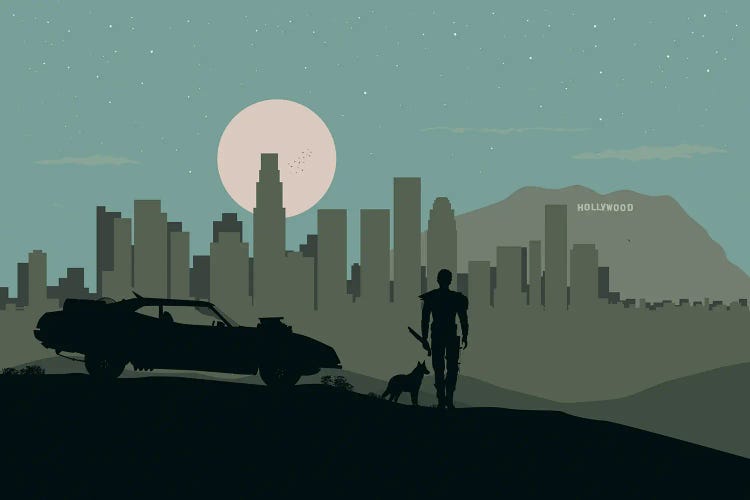 L.A. Warrior by SKYWORLDPROJECT wall art