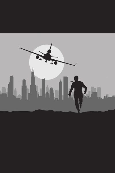 Fine Art Print: North by Chicago by SKYWORLDPROJECT