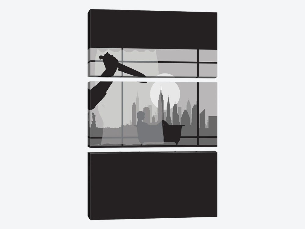 New York Psycho by SKYWORLDPROJECT 3-piece Canvas Wall Art