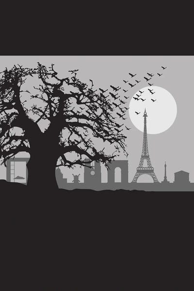 The Birds of Paris by SKYWORLDPROJECT framed wall art