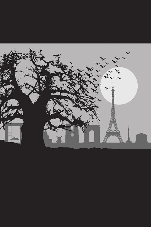 The Birds of Paris by SKYWORLDPROJECT wall art