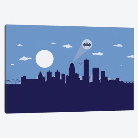 Louisville Justice Canvas Print #SKW69} by SKYWORLDPROJECT Canvas Print