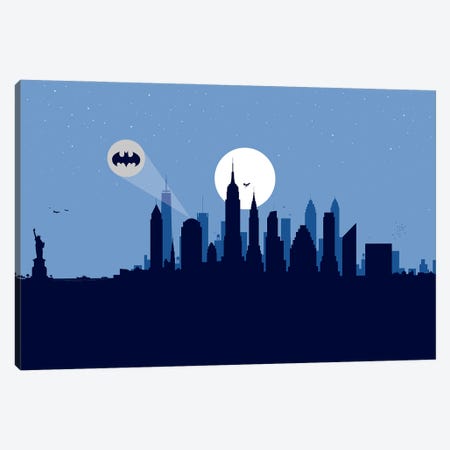 New York Justice Canvas Print #SKW77} by SKYWORLDPROJECT Canvas Print