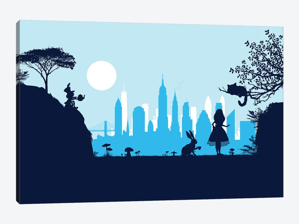 Alice in New York by SKYWORLDPROJECT 1-piece Canvas Print
