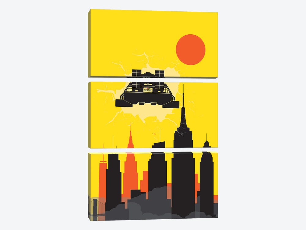 Back to New York 3-piece Canvas Artwork
