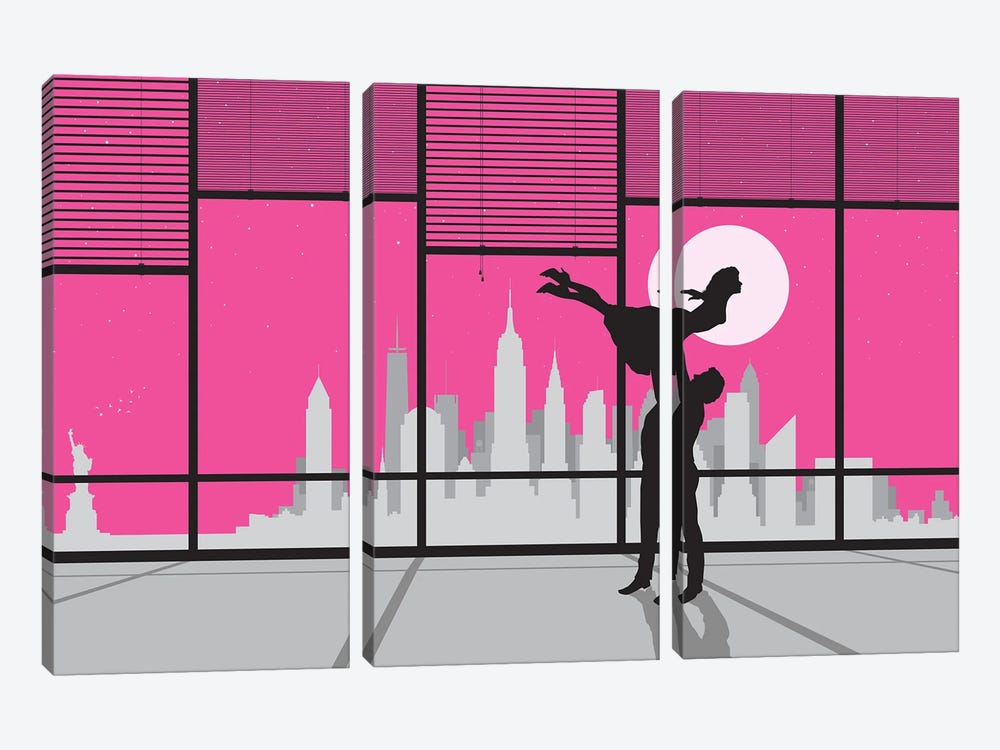 New York Dancing by SKYWORLDPROJECT 3-piece Canvas Print