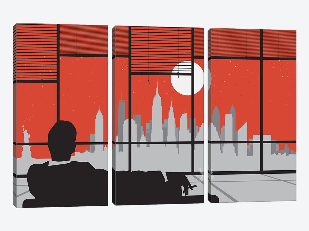 Mad New York by SKYWORLDPROJECT 3-piece Art Print